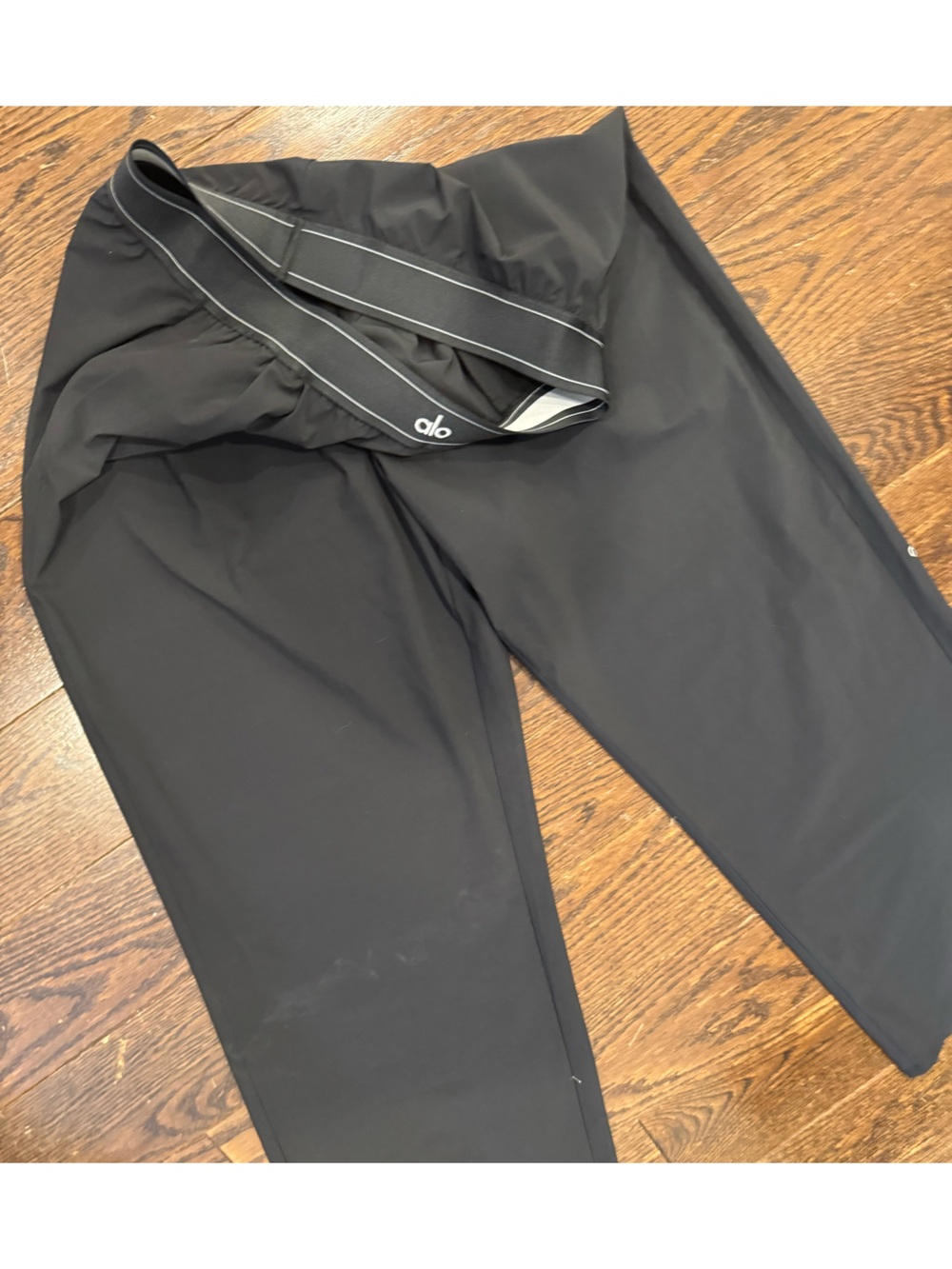 Alo suit up trousers Women's Wide-Leg Lounge Pants — black - Picture 4 of 4